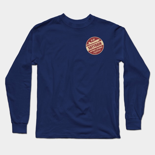 C-47 Skytrain (Small logo) Long Sleeve T-Shirt by TCP